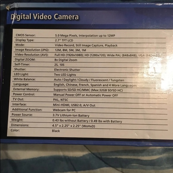 Video camcorder new - Picture 2 of 5